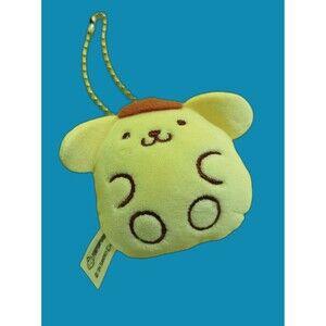 one pompompurin sanrio mini plush keychain